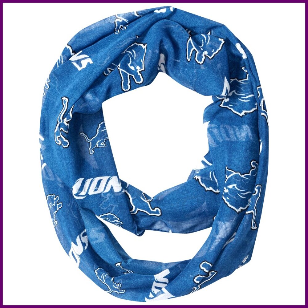 Polyester Infinity Loop Scarf, Team Logo Design, … - image 1